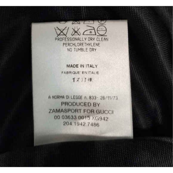 Gucci X Tom Ford Vintage S/S 2000 Abstract Print Long Sleeve V Neck Dress SZ 42 - Picture 10 of 10